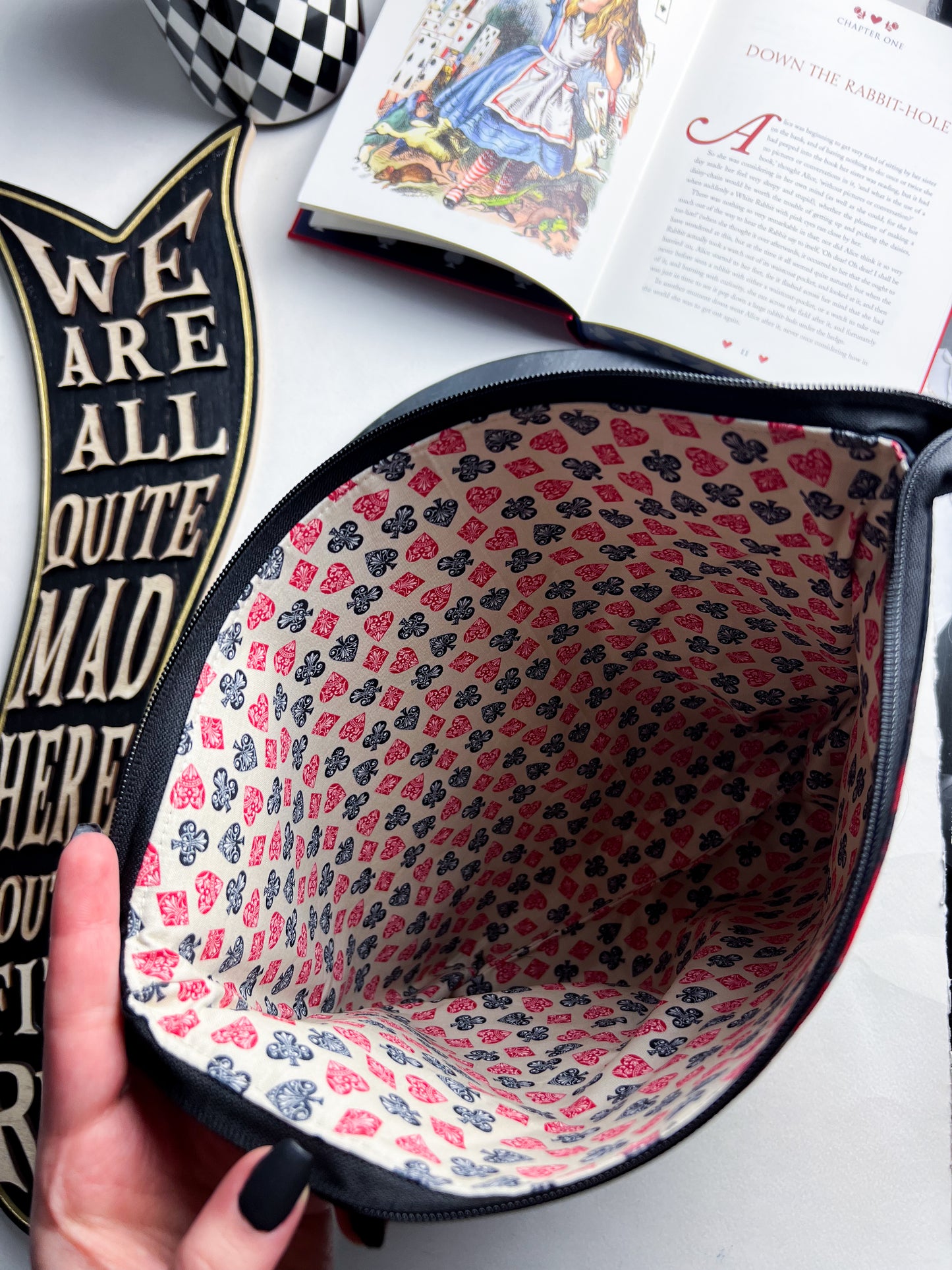 Alice in Wonderland Project Bag by Ginger Snap That