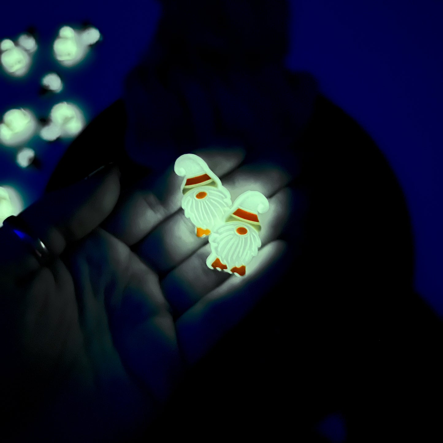 Bouchons d'aiguilles Gnome phosphorescents