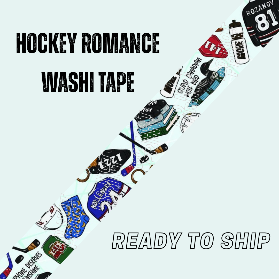 Hockey Romance Washi Tape