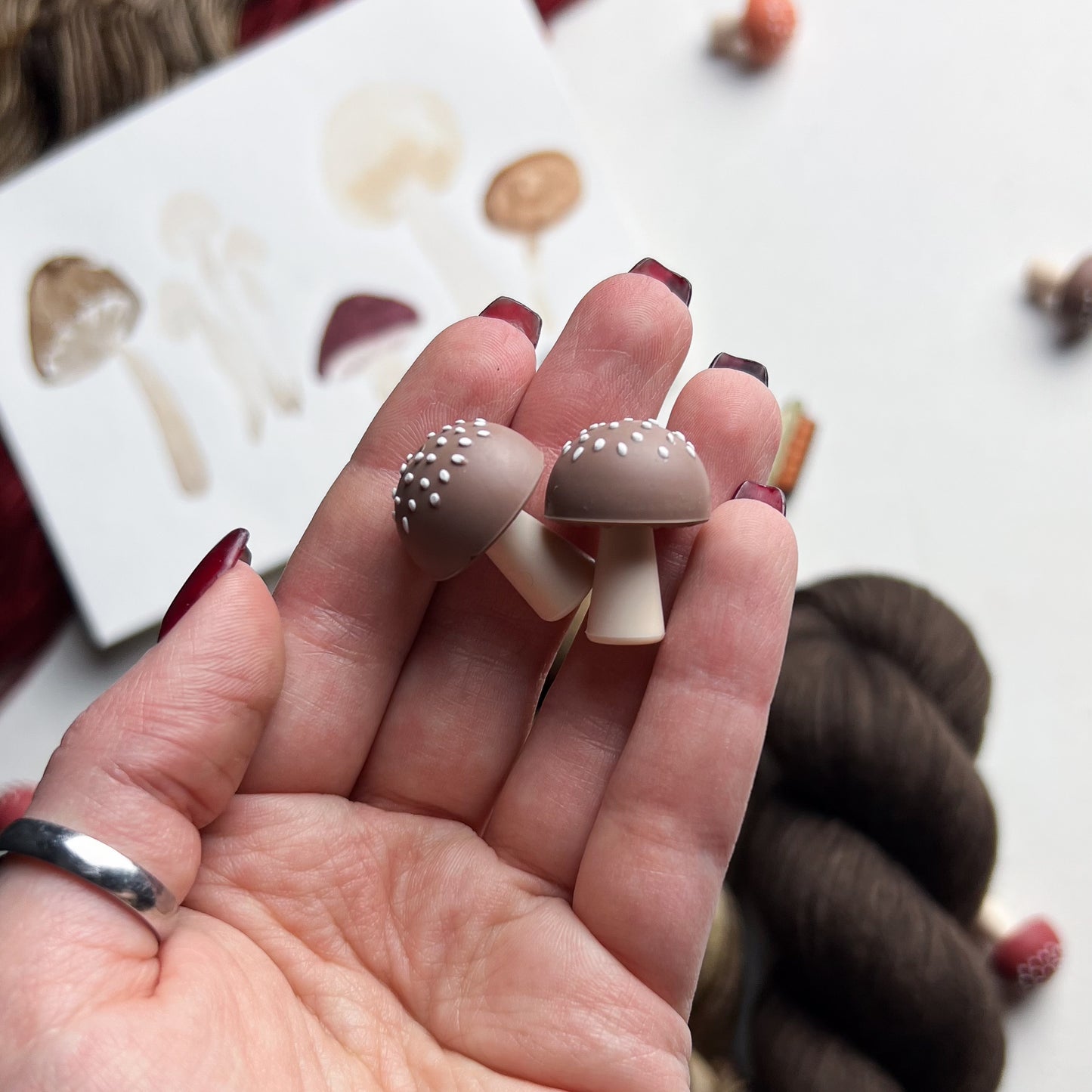 Mushroom Needle Stoppers