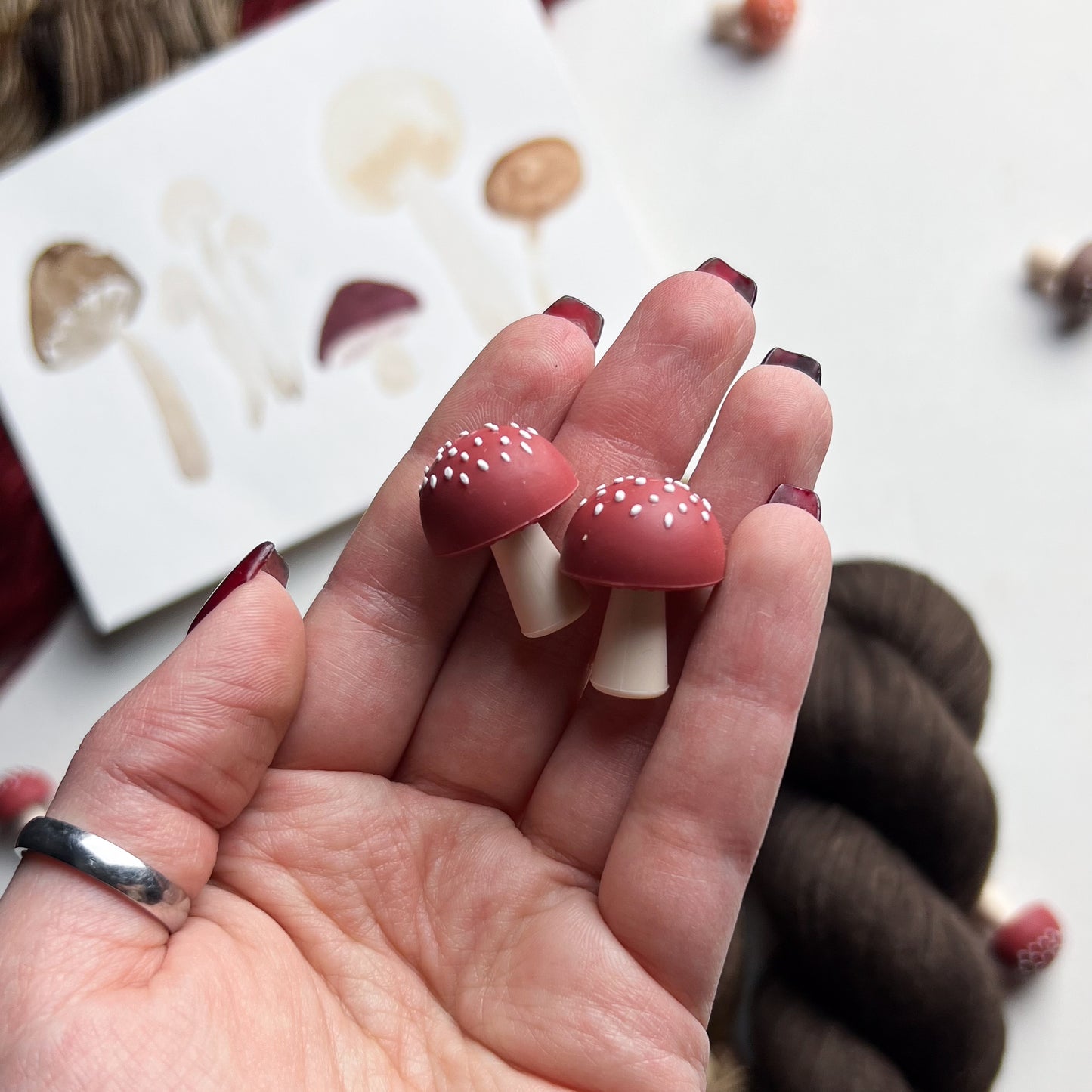 Mushroom Needle Stoppers