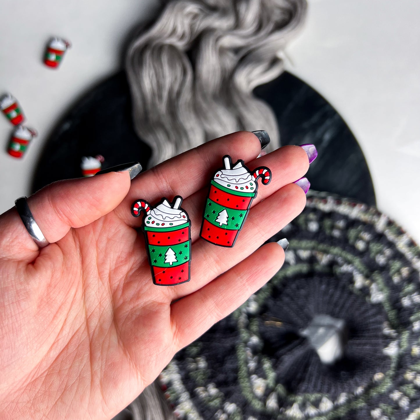 Holiday Drinks Needle Stoppers