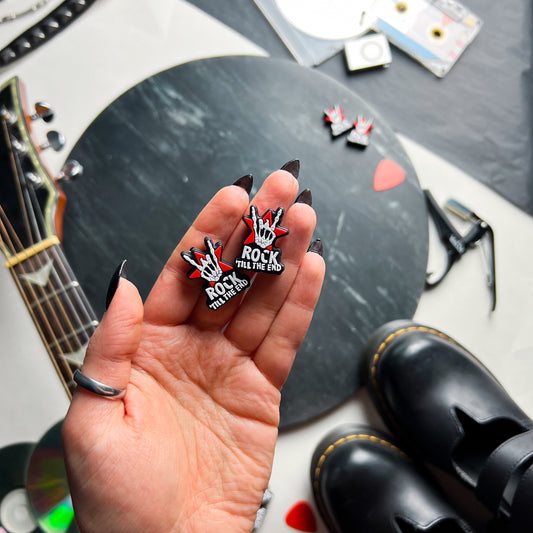 Rock 'Til the End Needle Stoppers