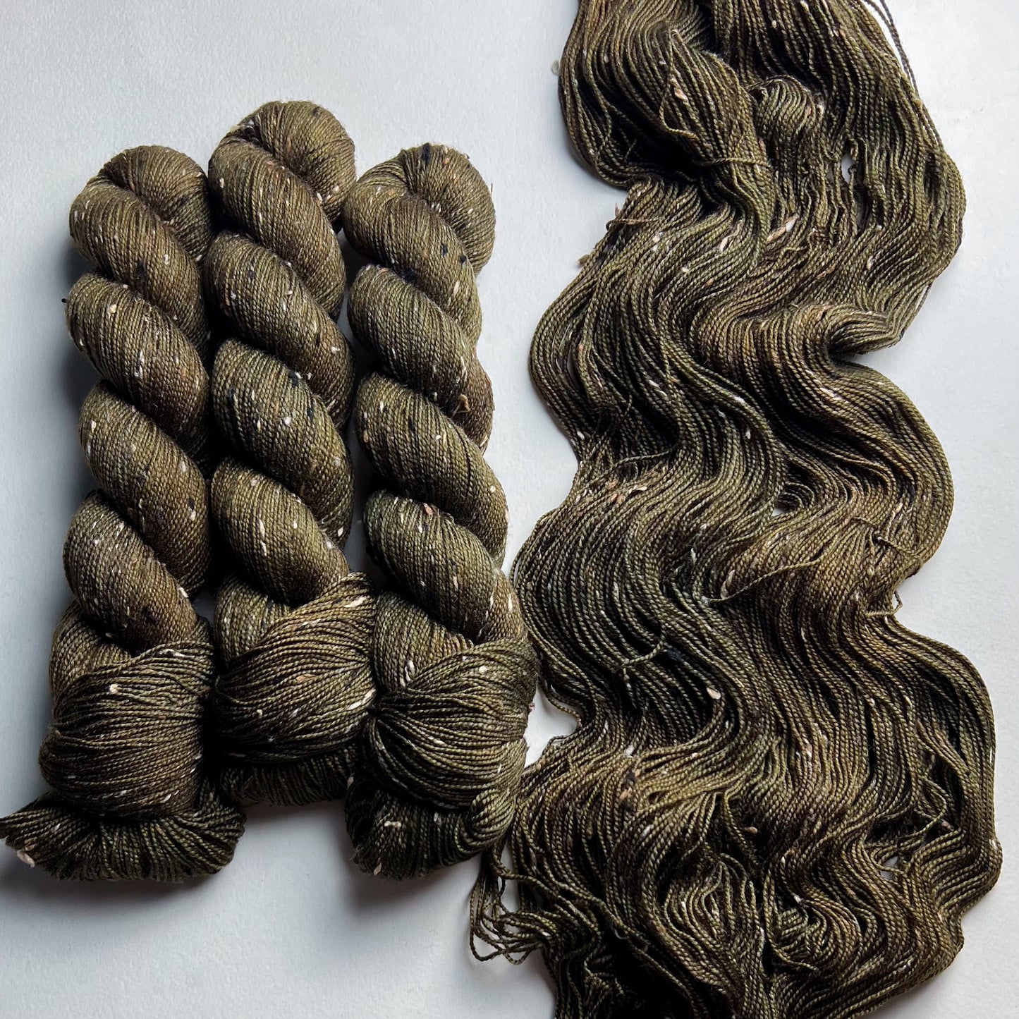 Trees of Lothlórien on Smut (Tweed) Fingering